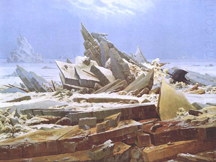The Wreck of the Hope (nn03), Caspar David Friedrich